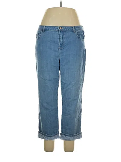 Pre-owned Logo By Lori Goldstein Jeans In Blue
