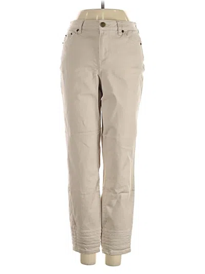 Pre-owned Logo By Lori Goldstein Jeans In Tan