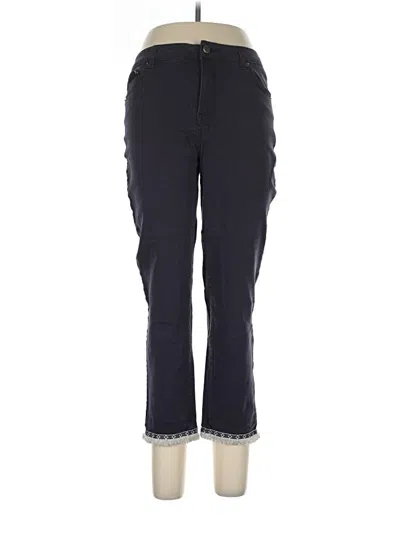 Pre-owned Logo By Lori Goldstein Jeggings In Black