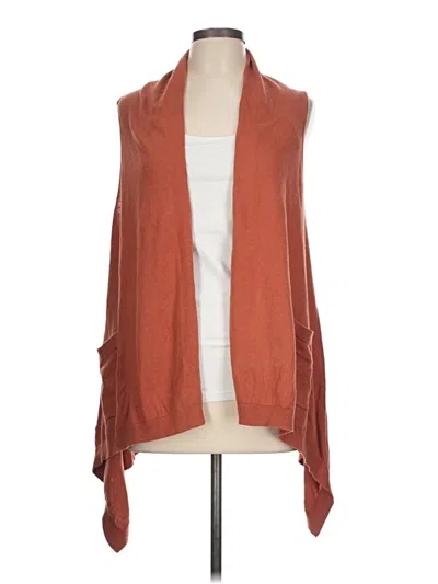 Pre-owned Logo By Lori Goldstein Kimono In Brown