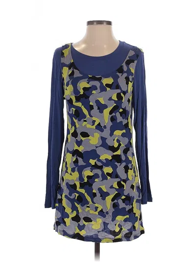 Pre-owned Logo By Lori Goldstein Long Sleeve T-shirt In Blue