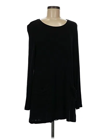Pre-owned Logo By Lori Goldstein Long Sleeve T-shirt In Black