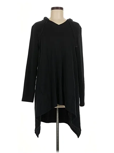 Pre-owned Logo By Lori Goldstein Poncho In Black