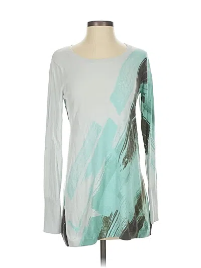 Pre-owned Logo By Lori Goldstein Pullover Sweater In Blue