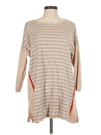 Pre-owned Logo By Lori Goldstein Pullover Sweater In Brown