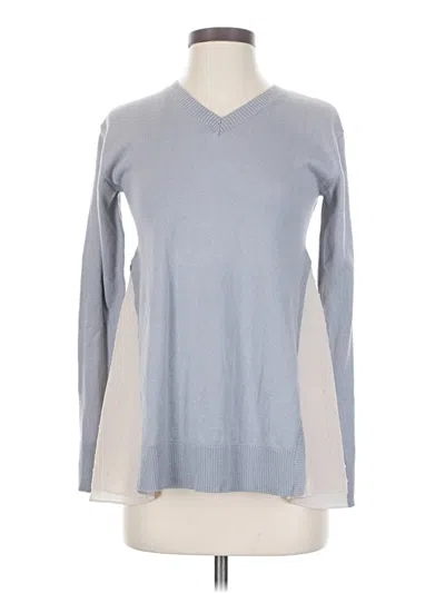 Pre-owned Logo By Lori Goldstein Pullover Sweater In Gray