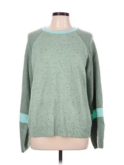 Pre-owned Logo By Lori Goldstein Pullover Sweater In Green