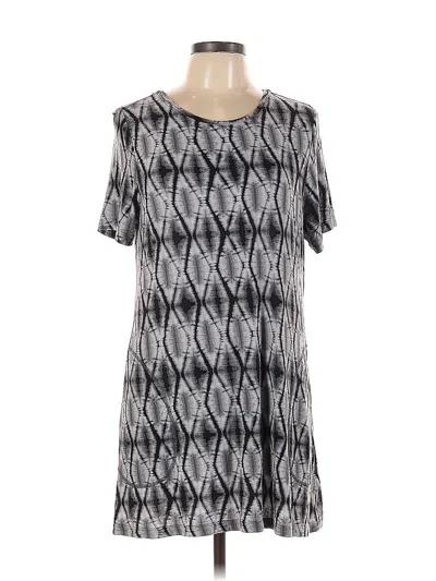 Pre-owned Logo By Lori Goldstein Short Sleeve T-shirt In Gray