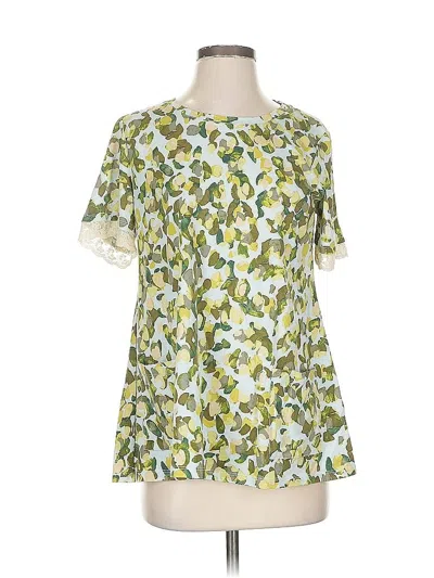 Pre-owned Logo By Lori Goldstein Short Sleeve T-shirt In Green