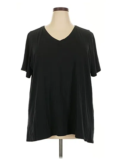 Pre-owned Logo By Lori Goldstein Short Sleeve T-shirt In Black
