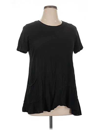 Pre-owned Logo By Lori Goldstein Short Sleeve T-shirt In Black