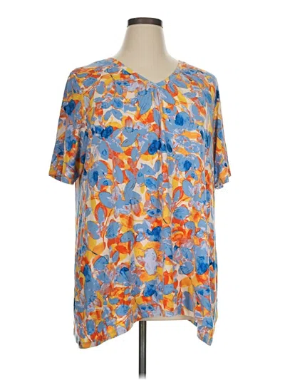 Pre-owned Logo By Lori Goldstein Short Sleeve T-shirt In Orange