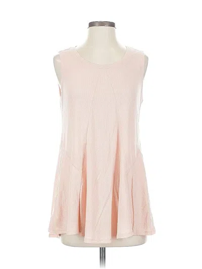 Pre-owned Logo By Lori Goldstein Sleeveless Blouse In Pink