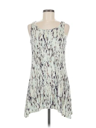 Pre-owned Logo By Lori Goldstein Sleeveless Top Green Halter Neckline Tops