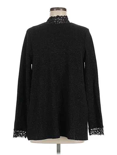 Logo By Lori Goldstein Turtleneck Sweater In Black