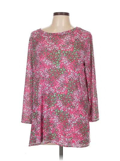 Pre-owned Logo Layers 3/4 Sleeve T-shirt In Pink