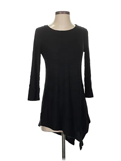 Pre-owned Logo Layers 3/4 Sleeve T-shirt In Black