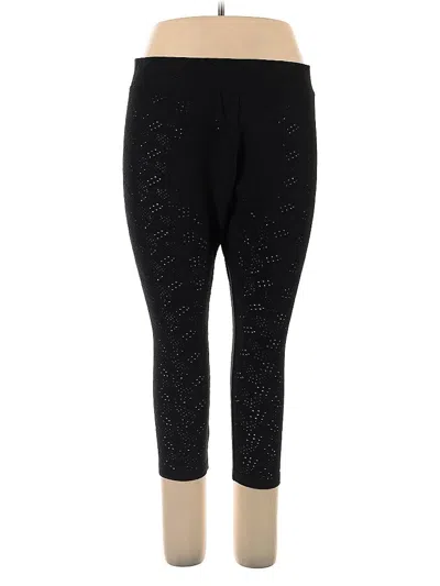 Pre-owned Logo Layers Active Pants In Black