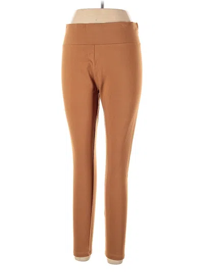 Pre-owned Logo Layers Active Pants In Brown