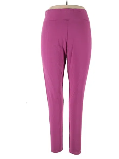 Pre-owned Logo Layers Active Pants In Pink