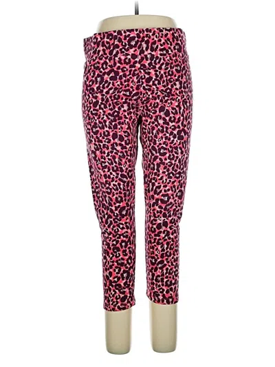 Pre-owned Logo Layers Active Pants In Pink