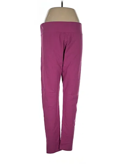 Pre-owned Logo Layers Active Pants In Purple