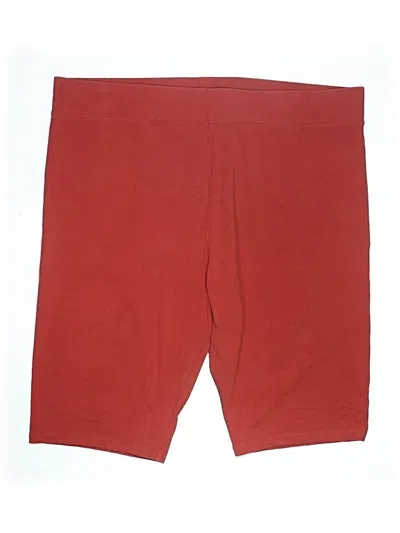 Pre-owned Logo Layers Athletic Shorts In Red