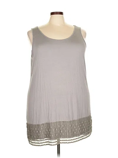 Pre-owned Logo Layers Casual Dress In Gray