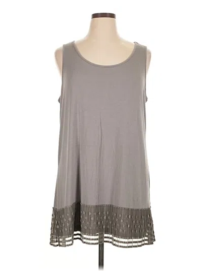 Pre-owned Logo Layers Casual Dress In Gray