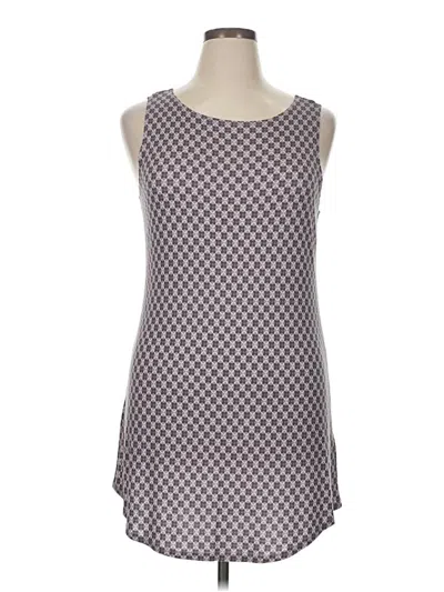 Pre-owned Logo Layers Casual Dress In Gray