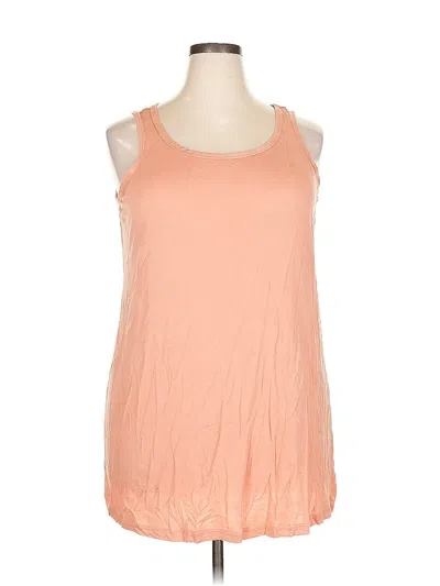 Pre-owned Logo Layers Casual Dress In Orange