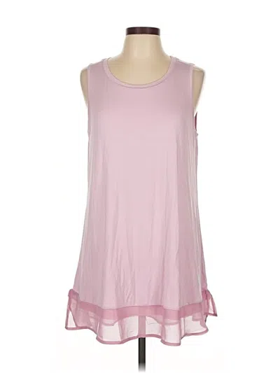 Pre-owned Logo Layers Casual Dress In Pink