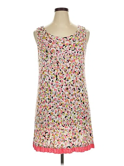 Pre-owned Logo Layers Casual Dress In Pink