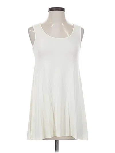 Pre-owned Logo Layers Casual Dress In White