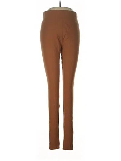 Pre-owned Logo Layers Casual Pants In Brown