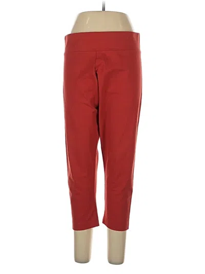 Pre-owned Logo Layers Casual Pants In Red