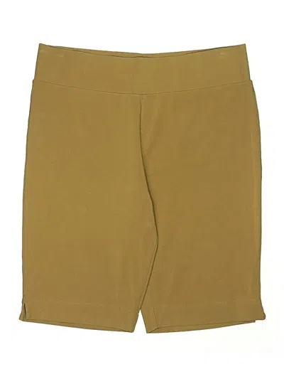 Pre-owned Logo Layers Khaki Shorts In Gold