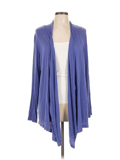 Pre-owned Logo Layers Kimono In Blue