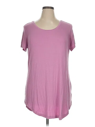Pre-owned Logo Layers Short Sleeve T-shirt In Pink