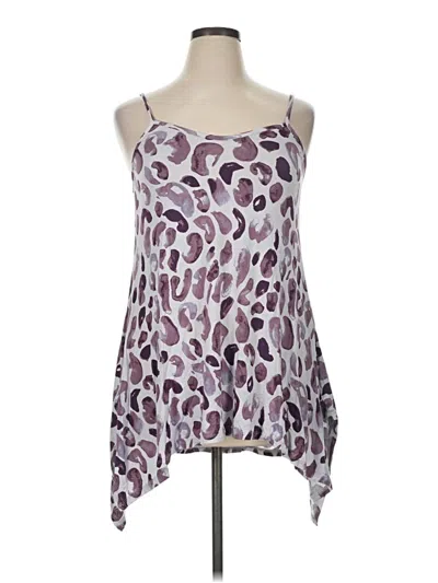 Pre-owned Logo Layers Sleeveless Blouse In Purple