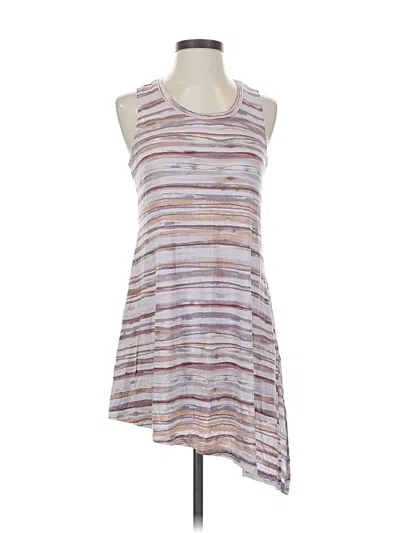 Pre-owned Logo Layers Sleeveless T-shirt In Gray