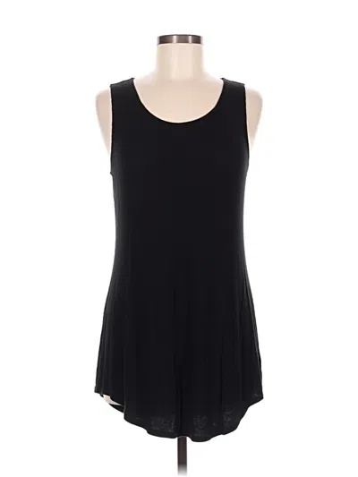 Pre-owned Logo Layers Sleeveless T-shirt In Black