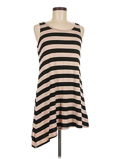 Pre-owned Logo Layers Sleeveless T-shirt In Brown