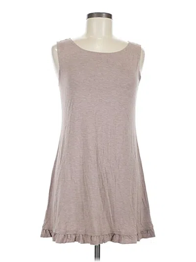 Pre-owned Logo Layers Sleeveless T-shirt In Brown