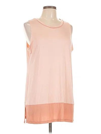 Pre-owned Logo Layers Sleeveless T-shirt In Pink