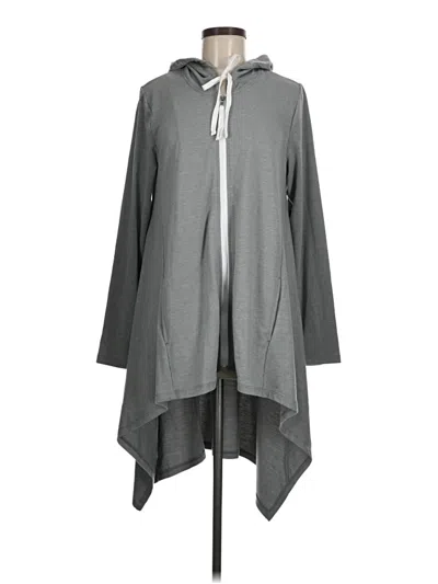 Pre-owned Logo Lounge Cardigan Sweater In Gray