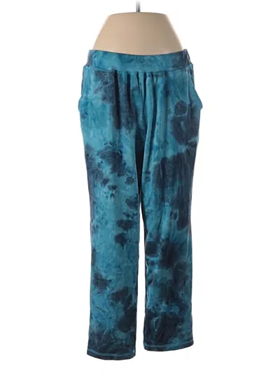 Pre-owned Logo Lounge Casual Pants In Blue