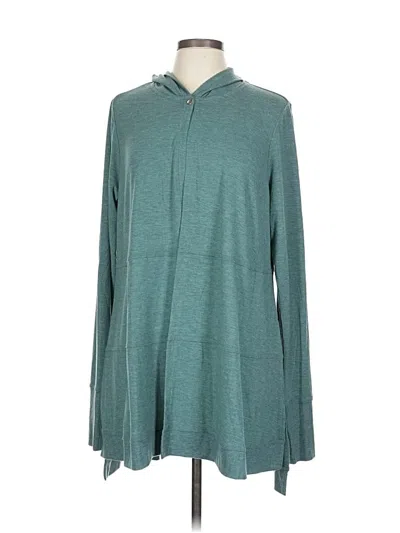 Pre-owned Logo Lounge Poncho In Blue