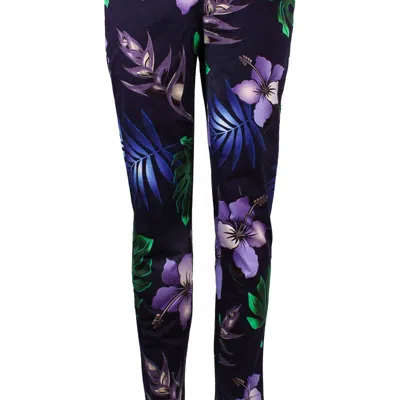 Loh Dragon Charles Tropical Explosion Pant In Blue