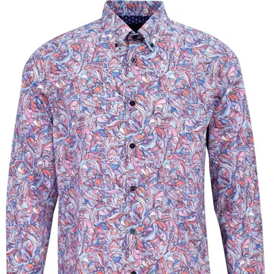 Loh Dragon Mitchell Paisley Layers Shirt In Pink